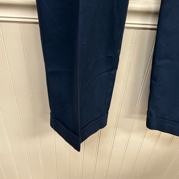 Savane Eco Start Dress Khaki Blue Pleated Front Dress Pants Size 38W X 30L NWT - Picture 3 of 5